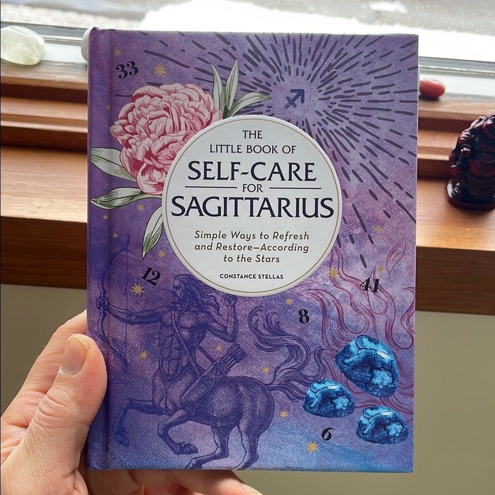 The Little Book of Self-Care for Sagittarius - Purple Cover